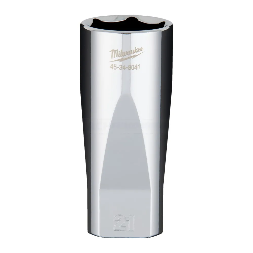 Milwaukee Steckschlüsseleinsatz 3/8" lang 21 mm