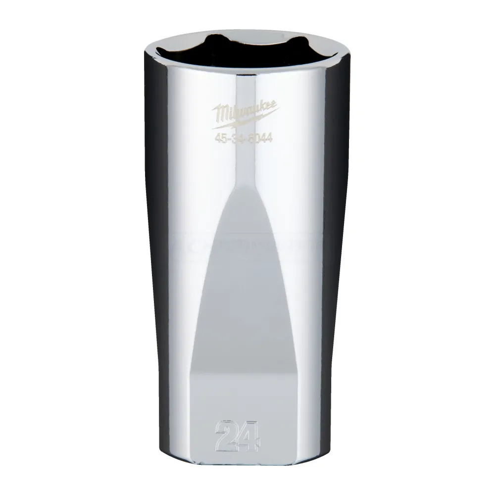 Milwaukee Steckschlüsseleinsatz 3/8" lang 24 mm