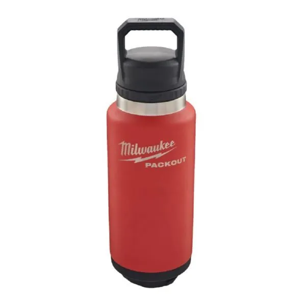 Milwaukee Elektrowerkzeuge PACKOUT Thermosflasche 1065 ml mit Schraubdeckel rot