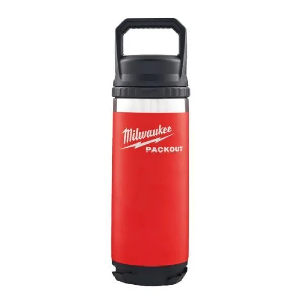 Milwaukee Elektrowerkzeuge Thermosflasche mit Schraubdeckel rot PACKOUT 530 ml