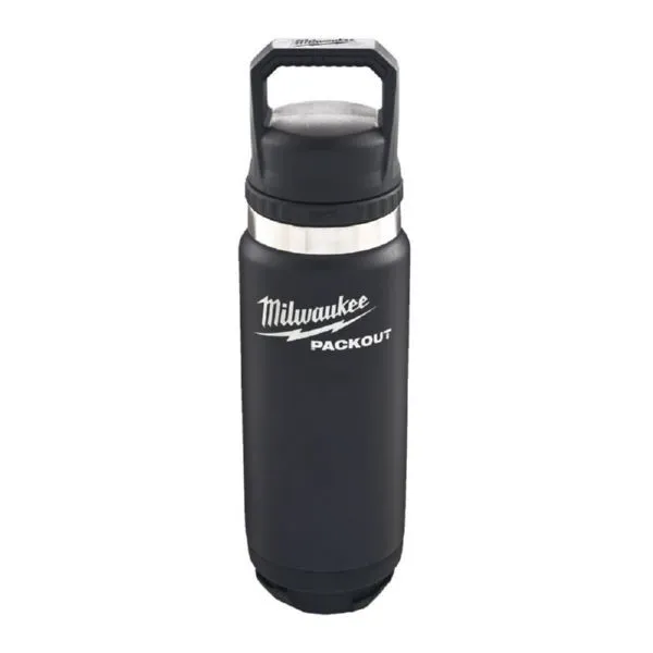 Milwaukee Elektrowerkzeuge PACKOUT Thermosflasche 700 ml mit Schraubdeckel schwarz