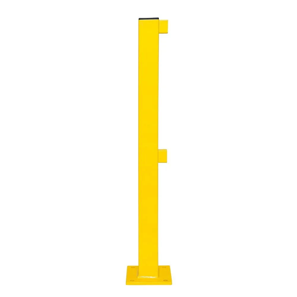 MORAVIA Anfangs-/Endpfosten für Rammschutzgeländer S-Line, Innenbereich, 1.000 mm Höhe