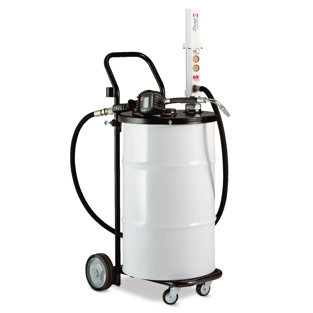 SAMOA Ölabgabegerät mit Druckschlauch, verfahrbar, 60 Liter