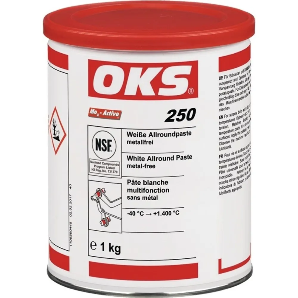 OKS Weiße Allroundpaste OKS 250, 1 kg, weiß, Dose