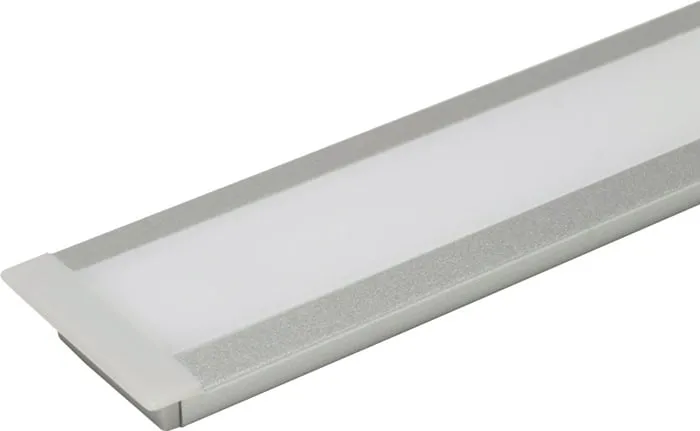 Leuchtenprofil Set London Set London Nutmaß 18x6mm Einbau Alu/KU EV1/Gefrostet