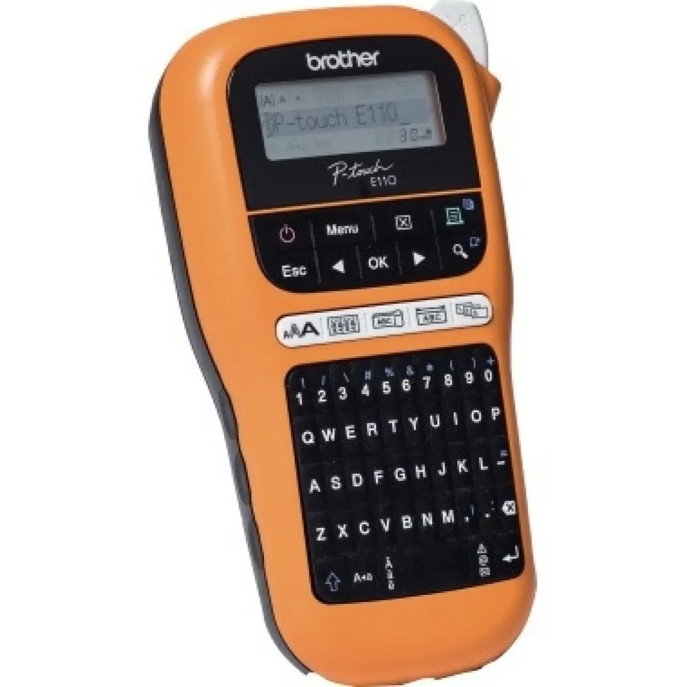 P-touch Beschriftungsgerät PT-E110 PTE110G1 Qwertz/3,5-12mm