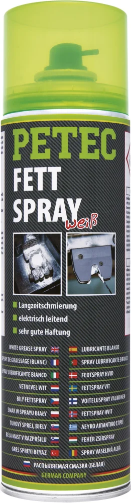 PETEC Fettspray weiß 500ml - 70250