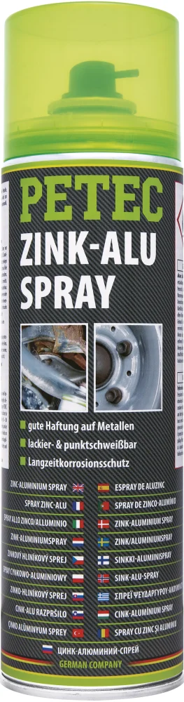 PETEC Zink-Alu-Spray Grundierung silber 500ml - 71050