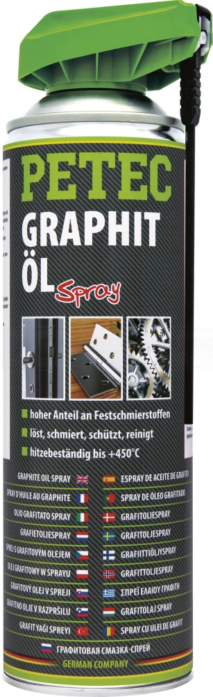 PETEC Graphitöl Spray, Universalöl 500ml - 72250