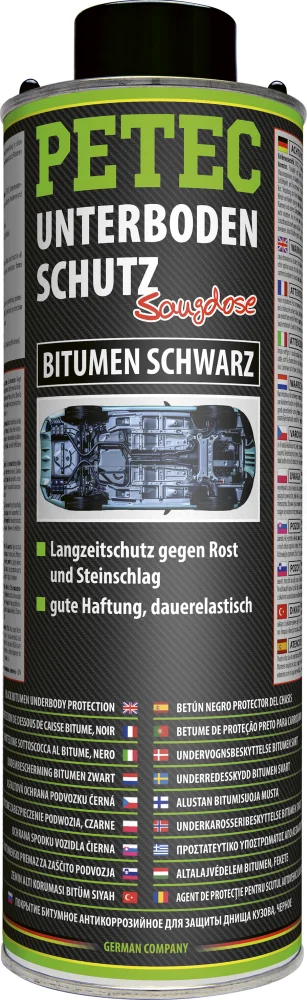 PETEC Unterbodenschutz Bitumen Saugdose schwarz 1.000ml - 73110
