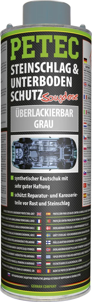 PETEC Steinschlag- & Unterbodenschutz überlackierbar grau 1.000ml - 73310