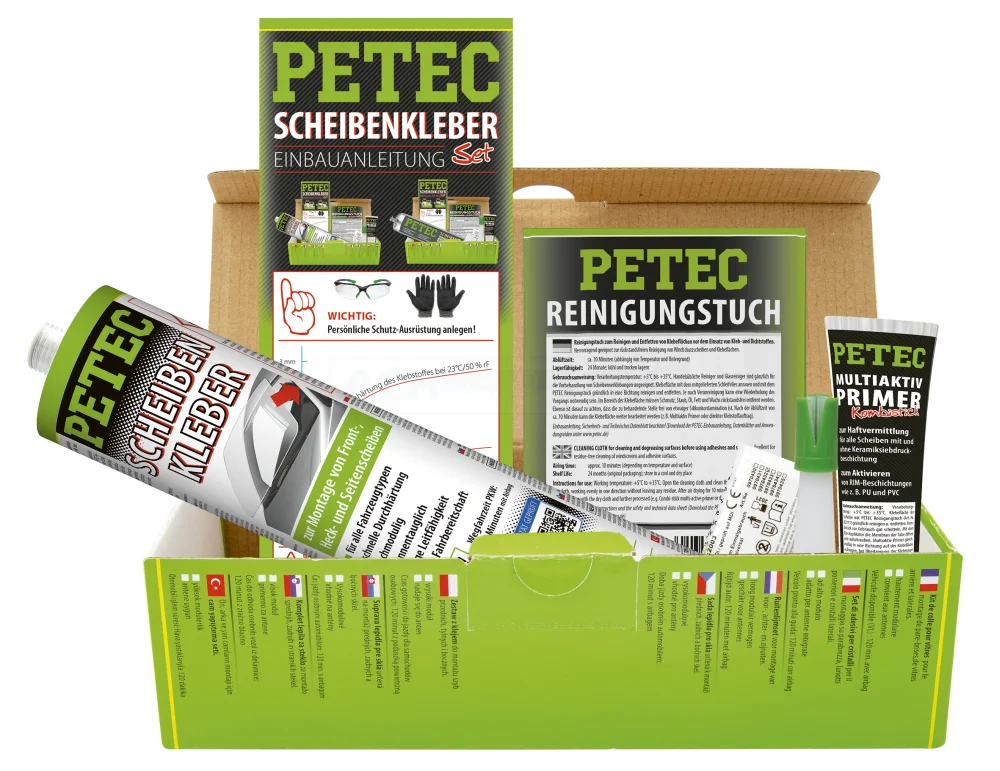 3x PETEC Scheibenkleber-Set 310ml - 83333