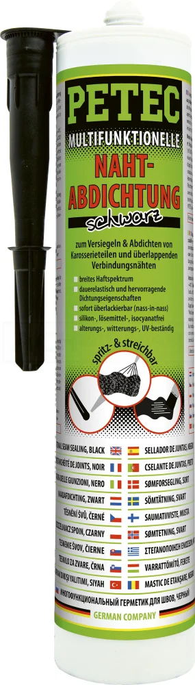 PETEC Multifunktionelle Nahtabdichtung schwarz 310ml - 94231