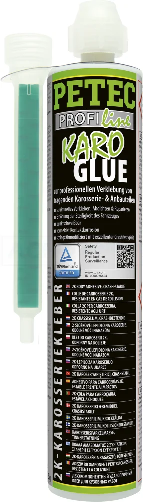 PETEC Karo-Glue, 2K-Karosseriekleber Coaxialkartusche 195ml - 98195