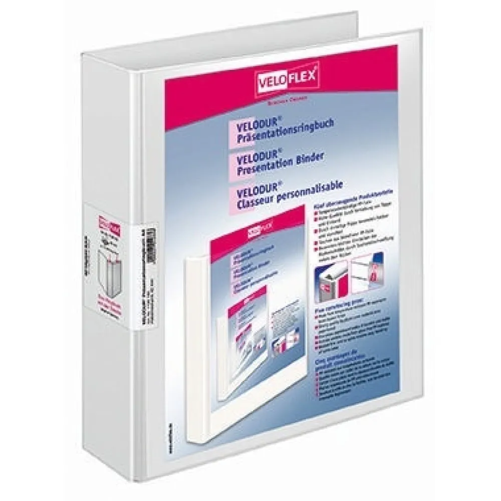Veloflex Präsentationsringbuch VELODUR 1138190 40mm weiß