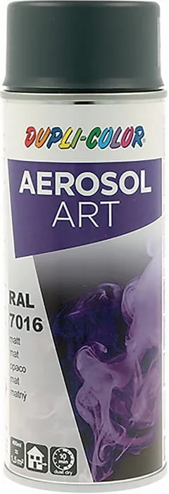 Buntlackspray AEROSOL Art grau ma RAL 7016 400ml Spraydose VE: 6St.