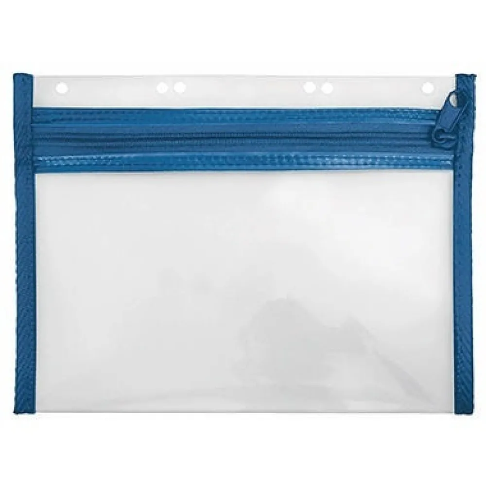 Veloflex Reißverschlusstasche VELOBAG XXS 4350050 DIN A5 PP blau