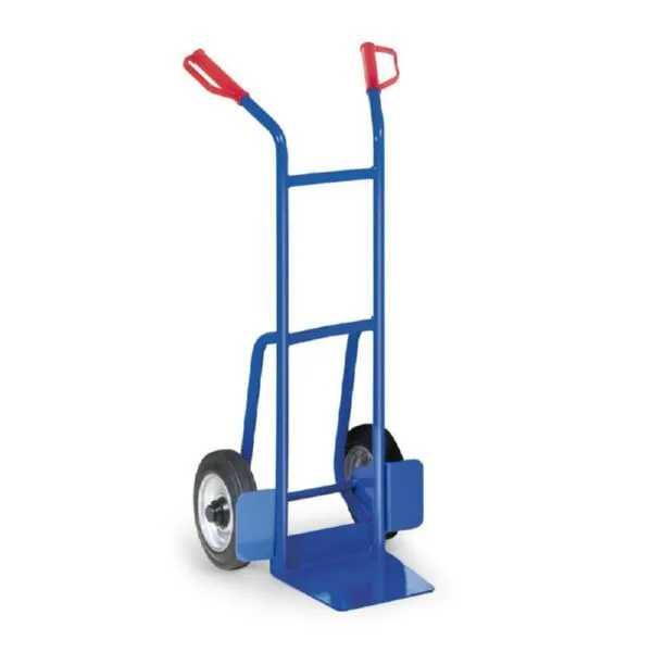 Rotauro Stahlrohr Stapelkarre Traglast 200 kg Vollgummi Höhe 1100 mm