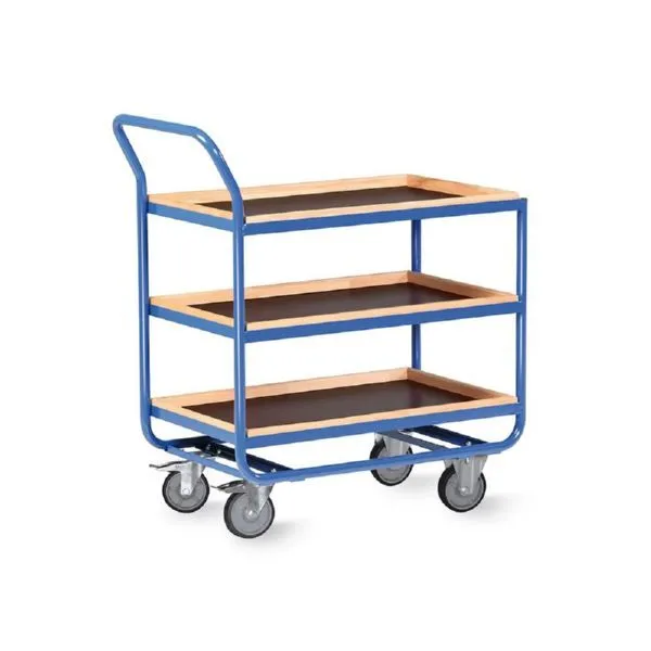 Rotauro Stahlrohr Tischwagen Traglast bis 300 kg 500 x 961 x 1000 mm