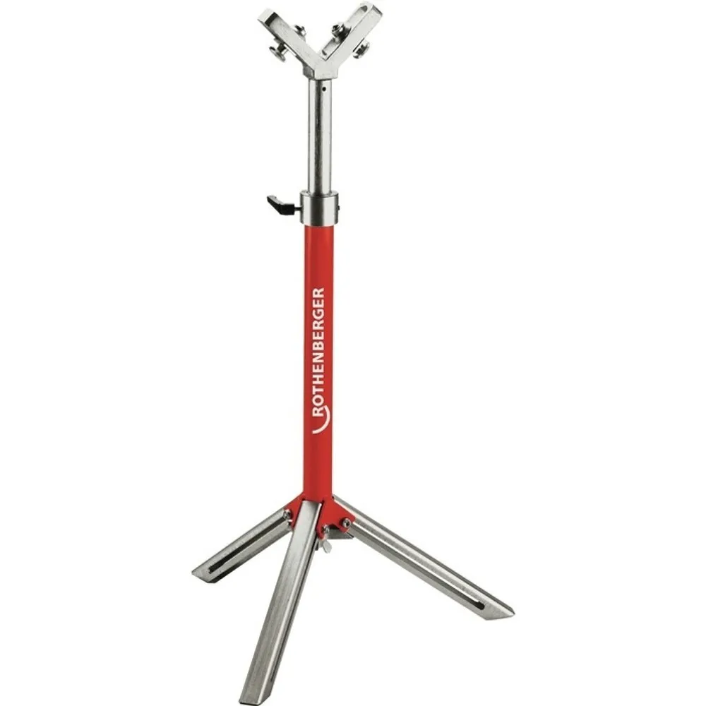 ROTHENBERGER Rohrauflageständer, Höhe 230 mm, für Rohre R1/2 - 6″