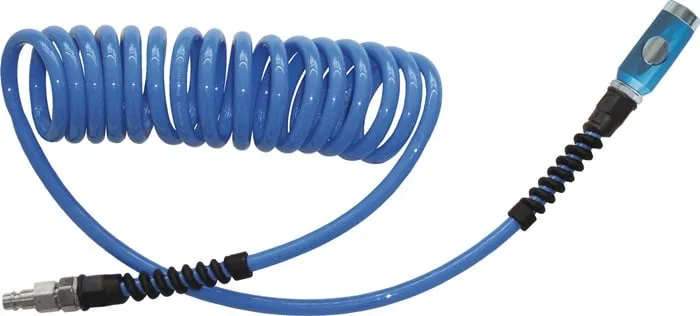 Spiralschlauchset ID 8mm AD 12mm L.7,5m Sicherheitskuppl.DN 7,4 EWO