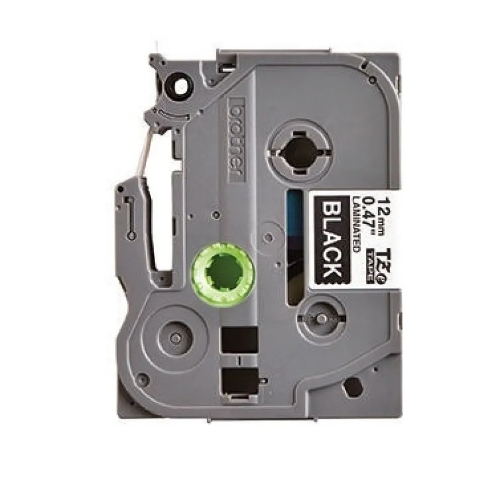 P-touch Schriftbandkassette TZE335 12mmx8m laminiert ws auf sw