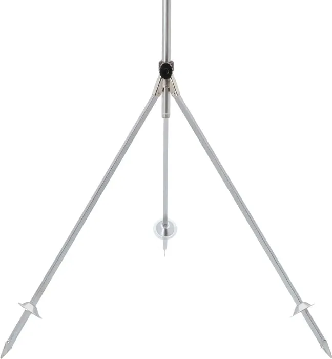 Dreibeinstativ 2xG1Zoll AG STA verz.m.Standspitzen GEKA