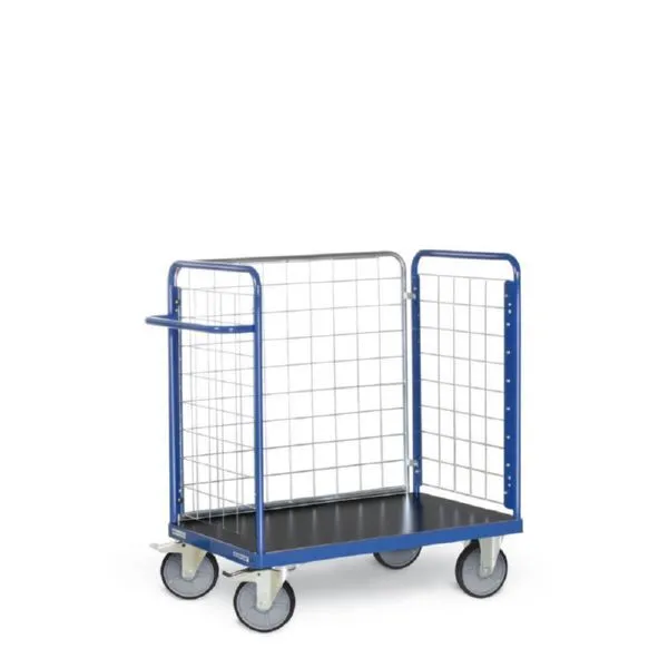 Tauroflex Paketwagen F6 mit Lenk und Bockrollen 500 x 1040 x 1160 mm