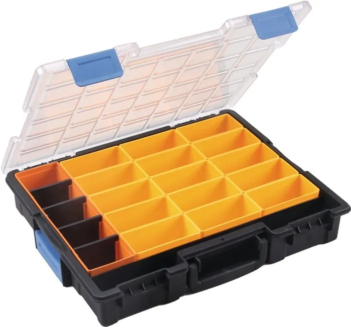 Sortimentskasten Euro Plus Pro B440xT355xH76mm 21 Fächer 4 Trennstege