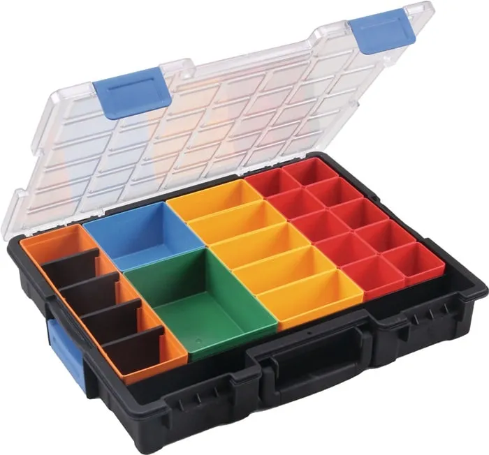 Sortimentskasten Euro Plus Pro B440xT355xH76mm 23 Fächer 4 Trennstege