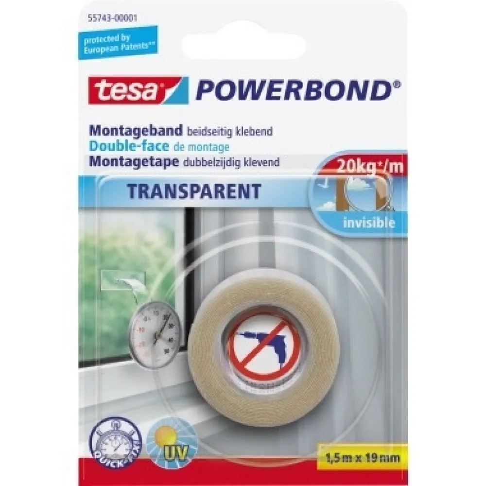 tesa® Montageband 55743-00001 transparent