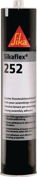 Konstruktionsklebstoff Sikaflex®-252 weiß 300 ml Kartusche SIKA