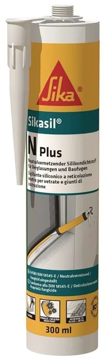 Silicondichtstoff SIKASIL N plus grau 300 ml Kartusche SIKA VE: 12St.