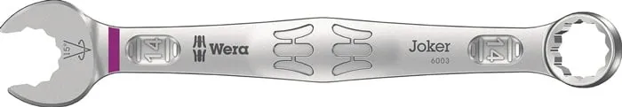 Ringmaulschlüssel 6003 Joker SW 14mm L.167mm Form A legierter WS WERA