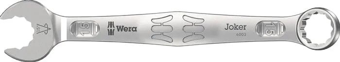 Ringmaulschlüssel 6003 Joker SW 15mm L.174mm Form A legierter WS WERA