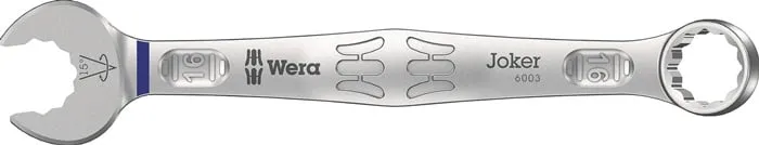 Ringmaulschlüssel 6003 Joker SW 16mm L.182mm Form A legierter WS WERA