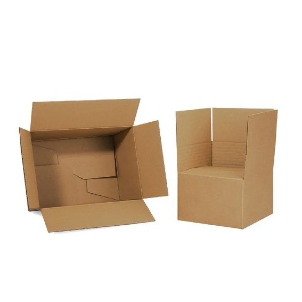 Wellpapp-Faltkarton 2-wellig, 400 x 300 x 220 mm, Qualität 2.30 BC, braun