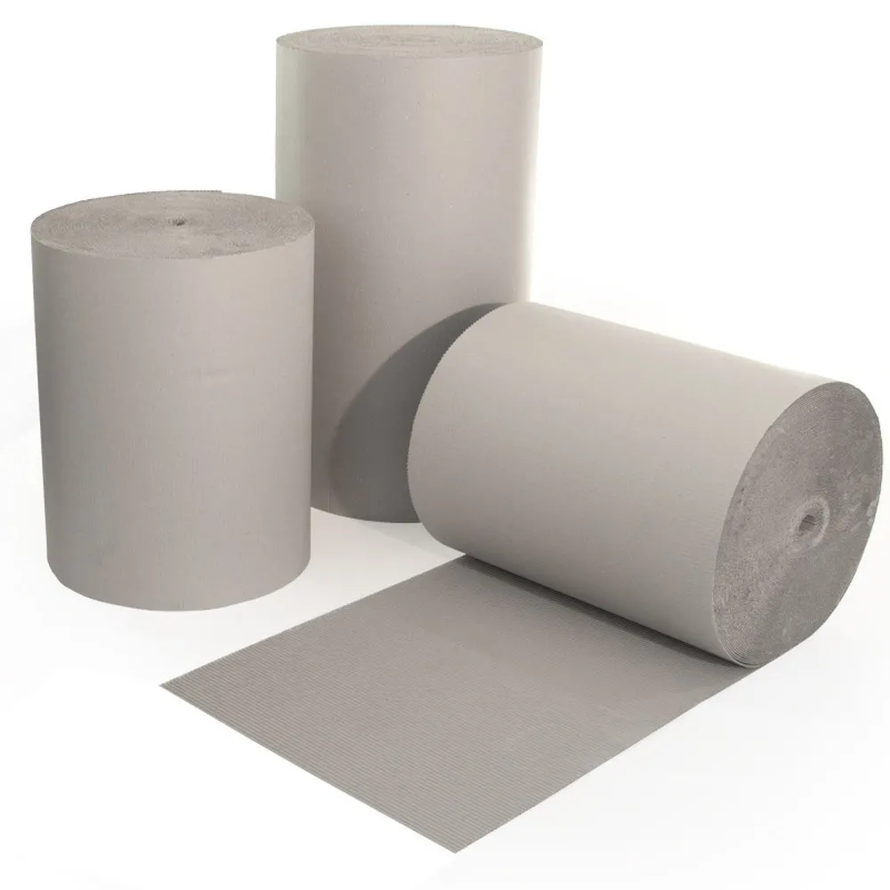 Wellpappe, Rolle, BxL 500 mm x 70 lfm, grau