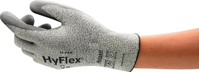 Schnittschutzhandschuhe HyFlex® 11-730 Gr.11 grau EN 388 PSA II 12 PA