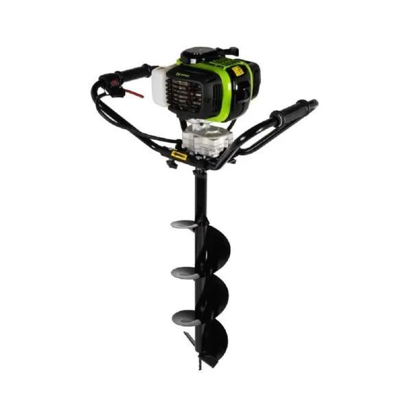 Zipper Erdbohrer mit 3 Bohrer Motorleistung 1900 W