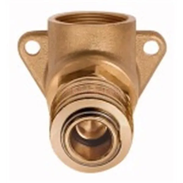 Wandscheibe mit 1/2" Gewindeanschluß & Kupplung