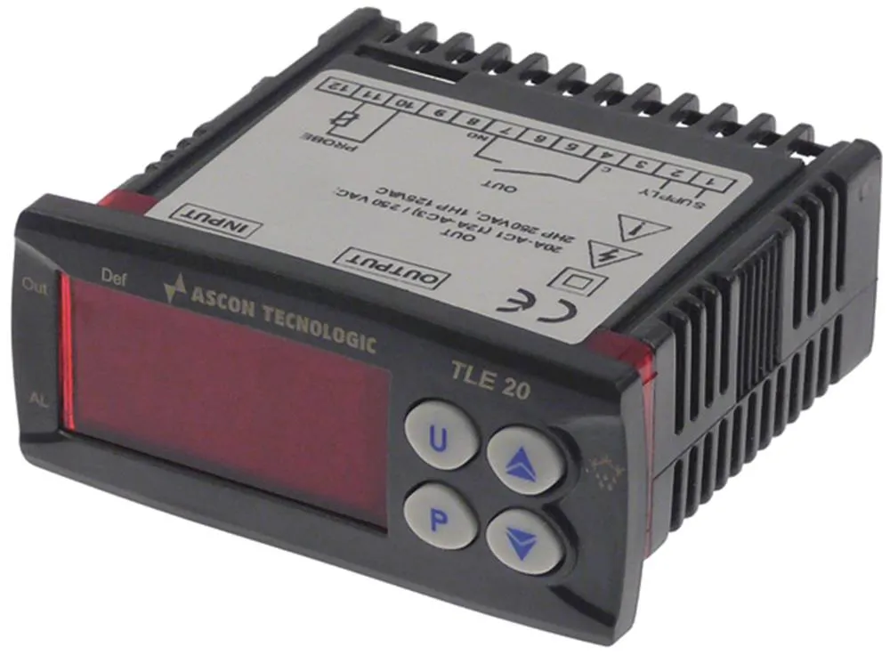 TECNOLOGIC TLE20DHK Elektronikregler Anzeige 3½-stellig NTC/PTC AC