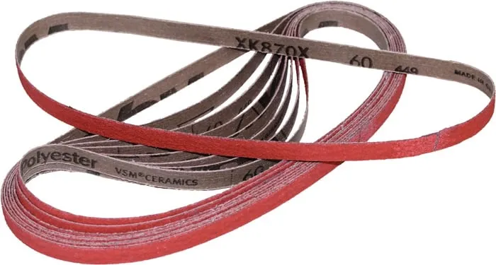 Schleifband XK870F L.760mm B.40mm K.80 f.STA/Titan/NE Keramikkorn VSM VE: 20St.