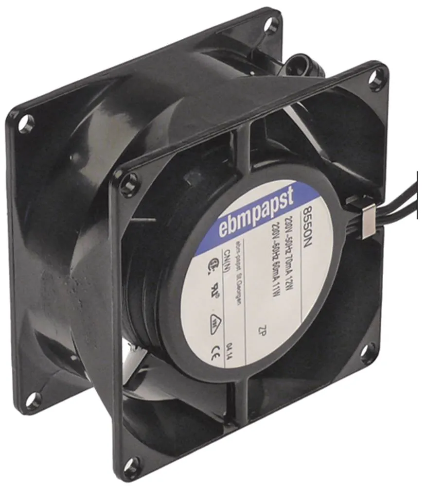 ebm-papst 8550N Axiallüfter Anschluss Kabel 300mm Breite 80mm 50/60Hz