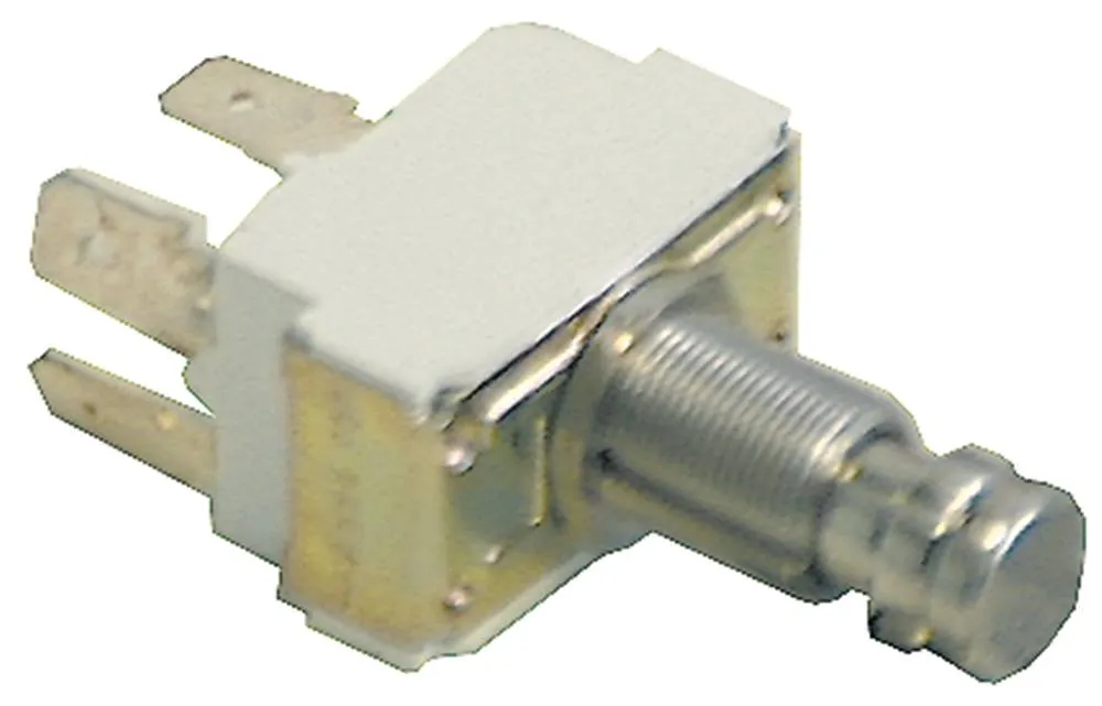 Italcrem Druckschalter Anschluss Flachstecker 6,3mm Einbau 12mm 2NO