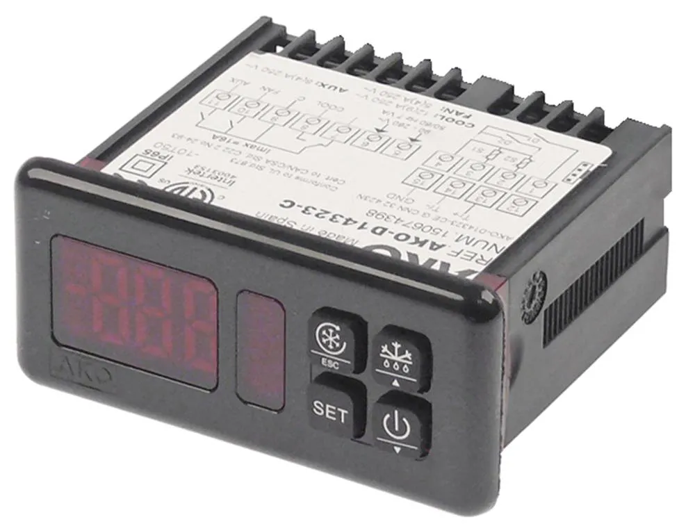 AKO D14323-C Elektronikregler für NTC/PTC Einbautiefe 61mm Ja IP65 DI