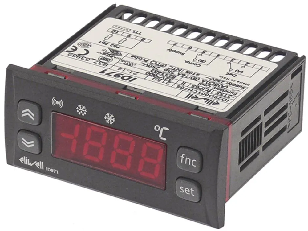 ELIWELL EWPC971 Elektronikregler Einbaumaß 71x29mm für PTC 8A IP65 AC