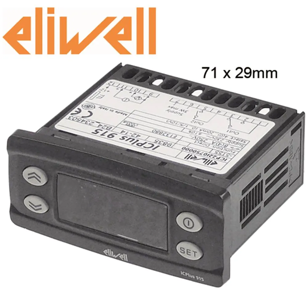 ELIWELL ICPlus915 Elektronikregler Anzeige 3½-stellig Einbautiefe 67mm