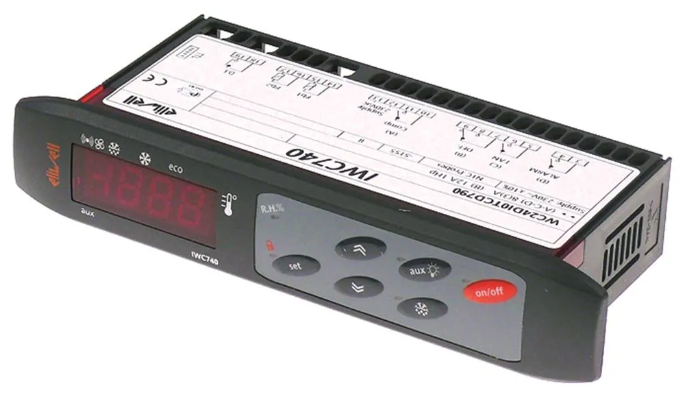 ELIWELL IWC740 Elektronikregler Einbaumaß 150x30mm 230V AC für NTC NTC