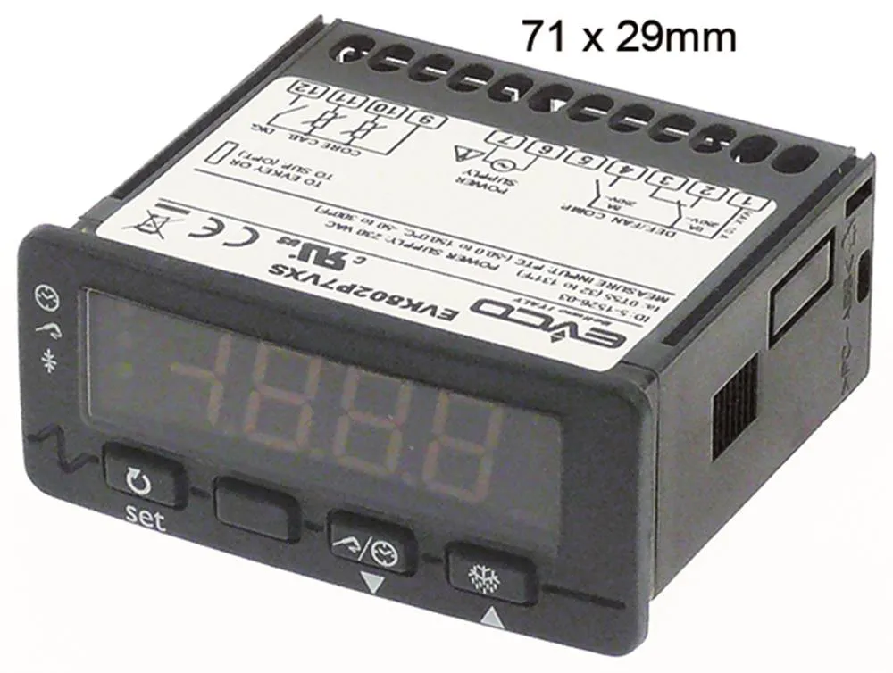 EVCO EVK802P7 Elektronikregler für Friulinox Anzeige 3½-stellig DI AC
